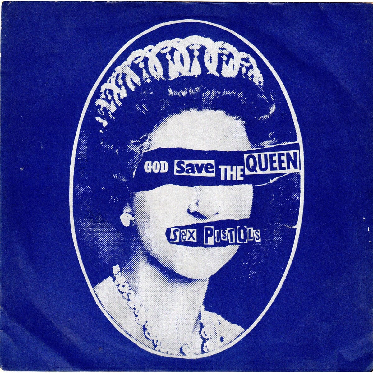 1977 British Punk Rock Band God Save The Queen UK Union Jack Album Promo  Poster | 1977 Britain | sincovaga.com.br